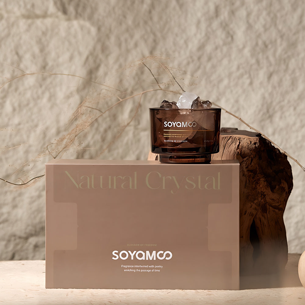 Lemon and Jasmine Crystal Stone Diffuser Set
