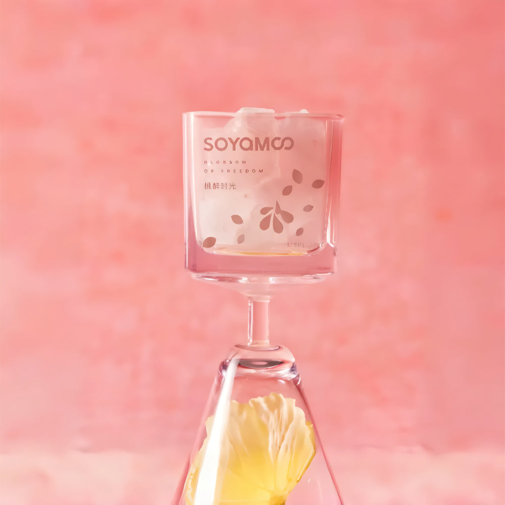 White Peach Crystal Stone Diffuser Set