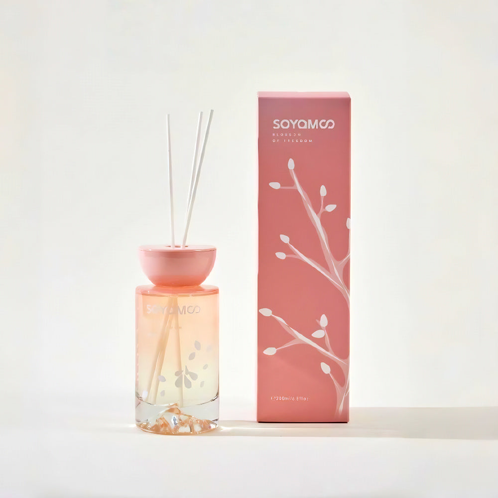 White Peach Fragrance Diffuser Set 200ml